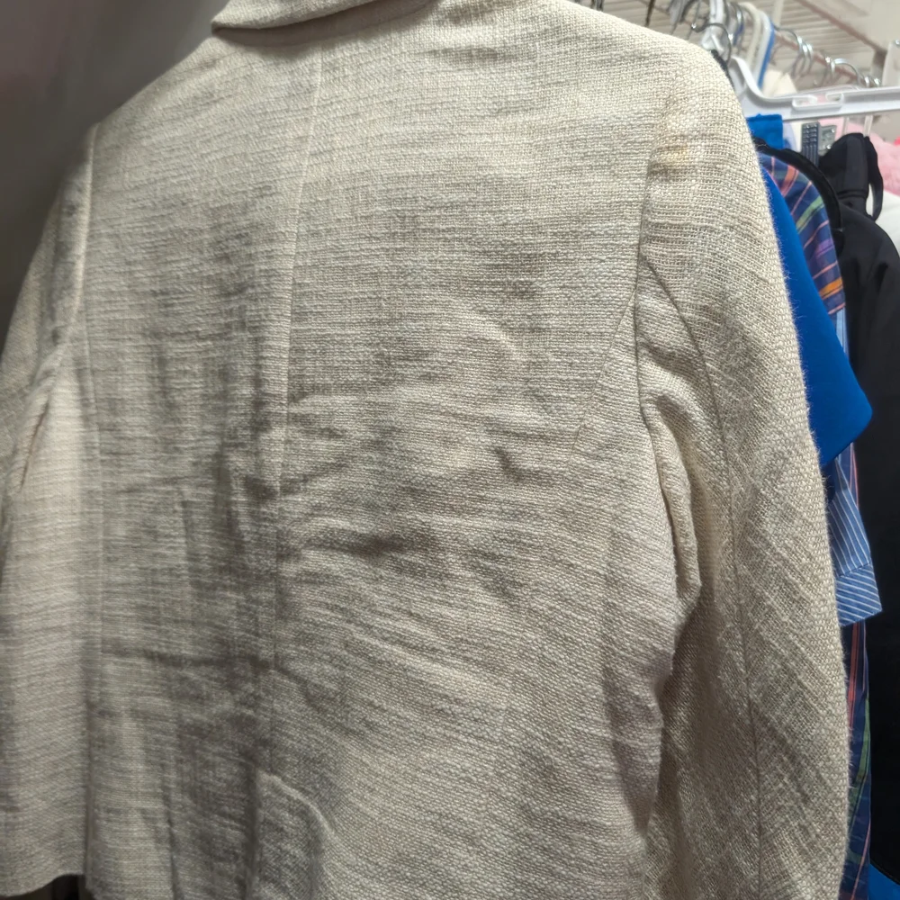 J. Crew Women's Elegant Cream Blazer
